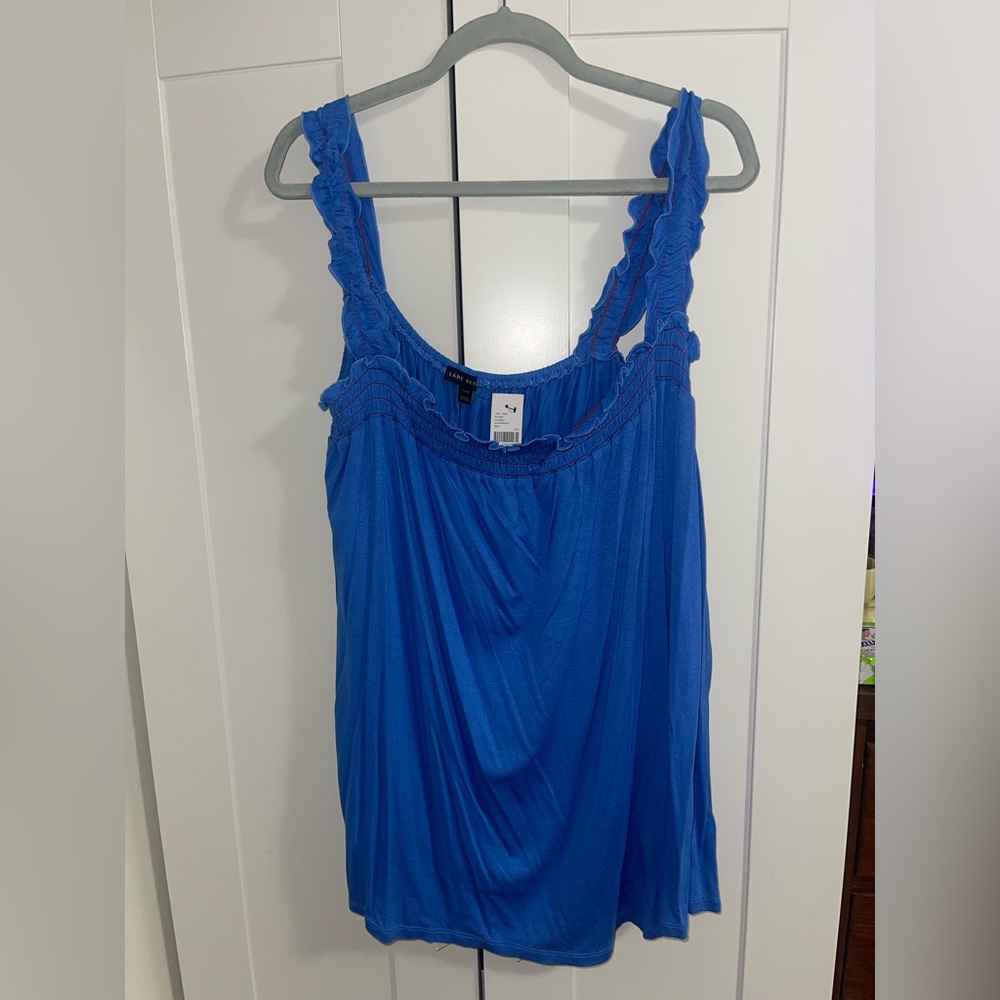Lane Bryant Vibrant Blue Tank Top